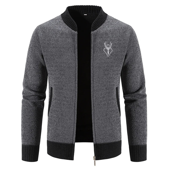 Ferrian - Knitted Cardigan With Zipper And Pockets