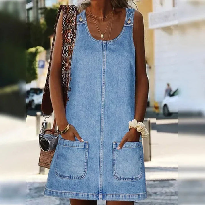 Lucelia - Practical And Light Denim Dress