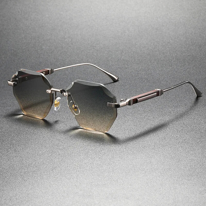 Author - Hexa Rimless Sunglasses
