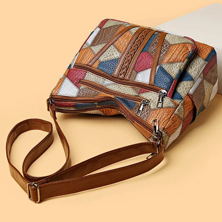 Solara - Mosaic Leather Handbag