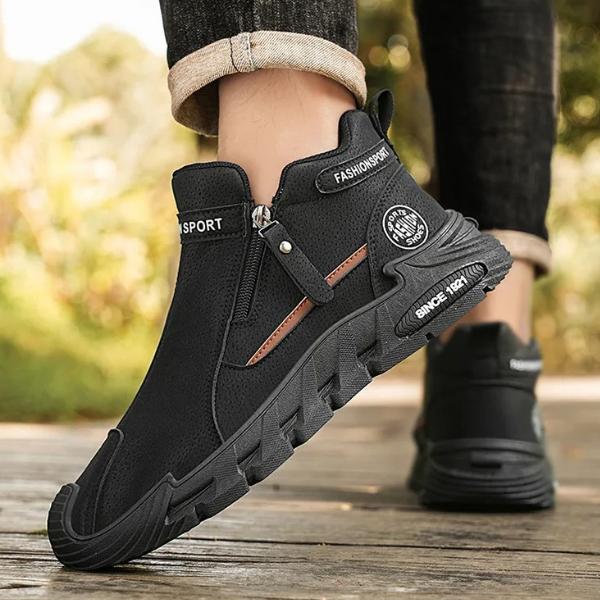 Jaquarius - Modern Sneakers With Side Zipper