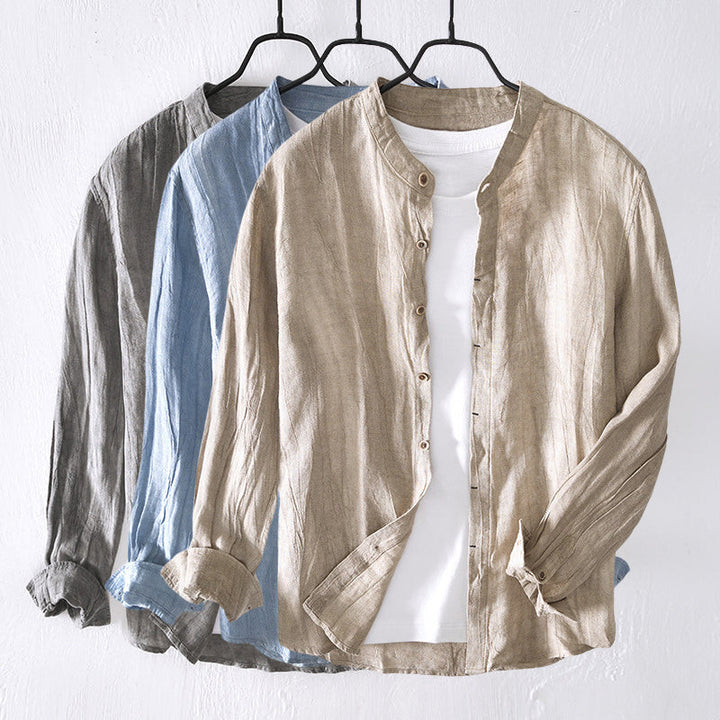 Murilo - Long Sleeve Linen Shirt