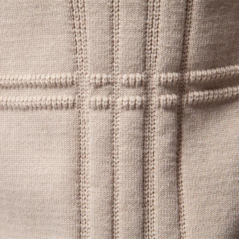Ionel - Crosshatch Crew Neck Sweater