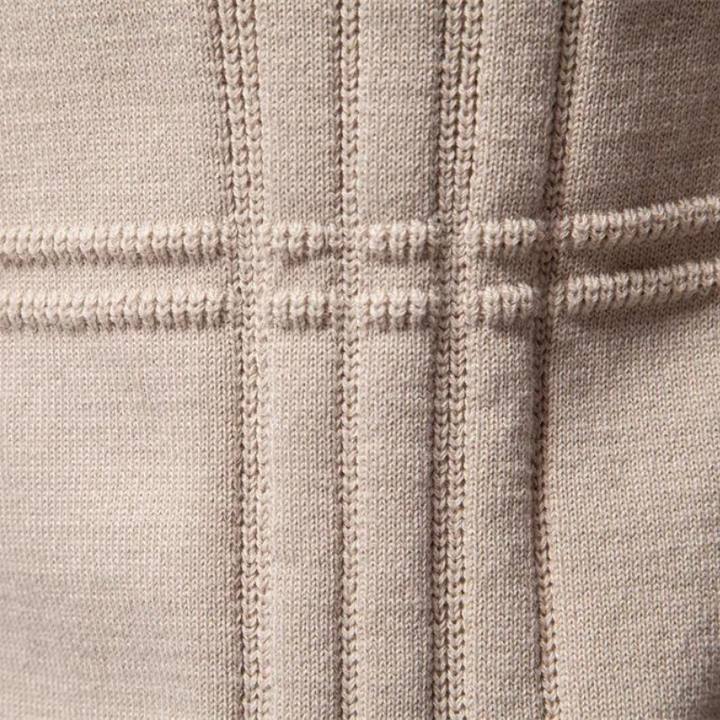 Ionel - Crosshatch Crew Neck Sweater