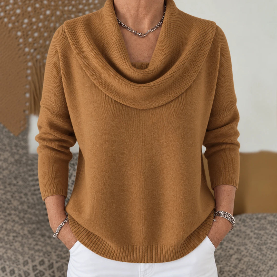 Sylvana - Long Sleeve Knitted Sweater