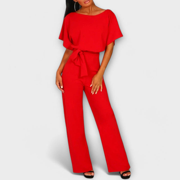 Salihe - Elegant Short Sleeve Jumpsuit