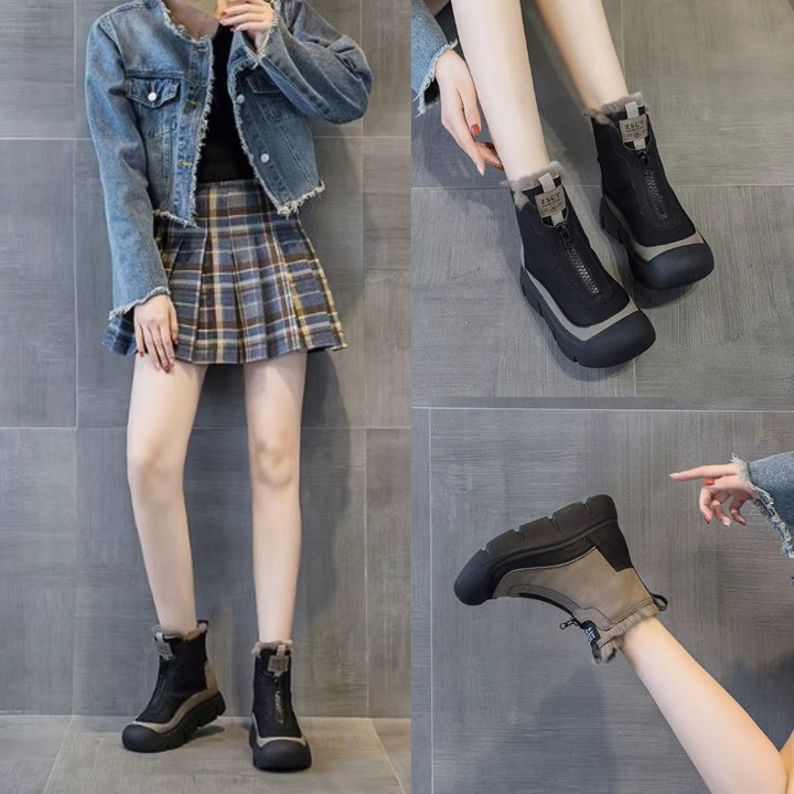 Zoharit - Waterproof Thick Sole Ankle Boot