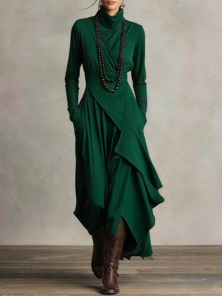 Patrizia - Asymmetrical Tunic Maxi Dress