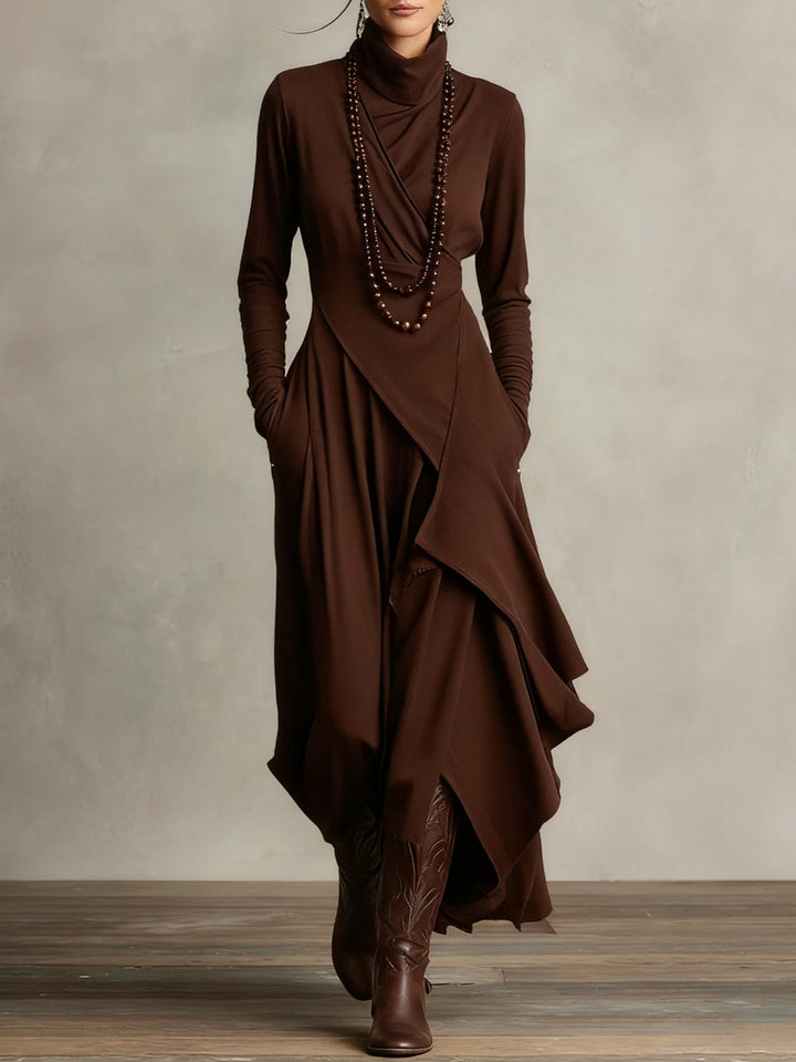 Patrizia - Asymmetrical Tunic Maxi Dress