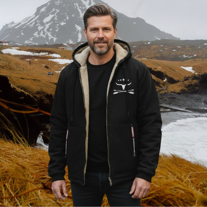 Zaliv - Stylish Hooded Barn Jacket