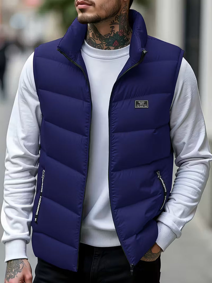 Amaury - Casual Zip-Up Puffer Vest