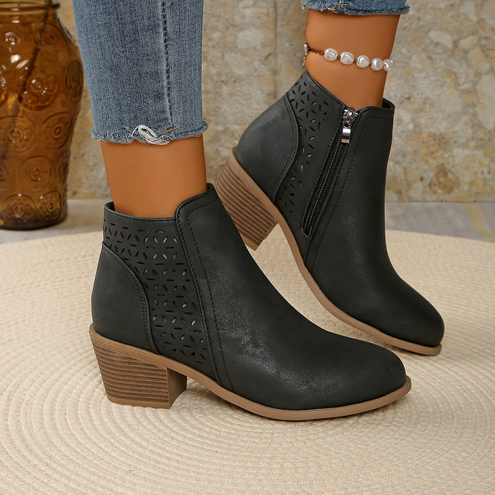 Fredrika - Breathable Ankle Boot With Zipper