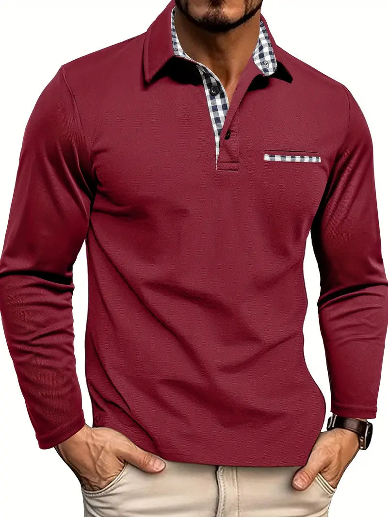 Piter - Long Sleeved Polo Shirt