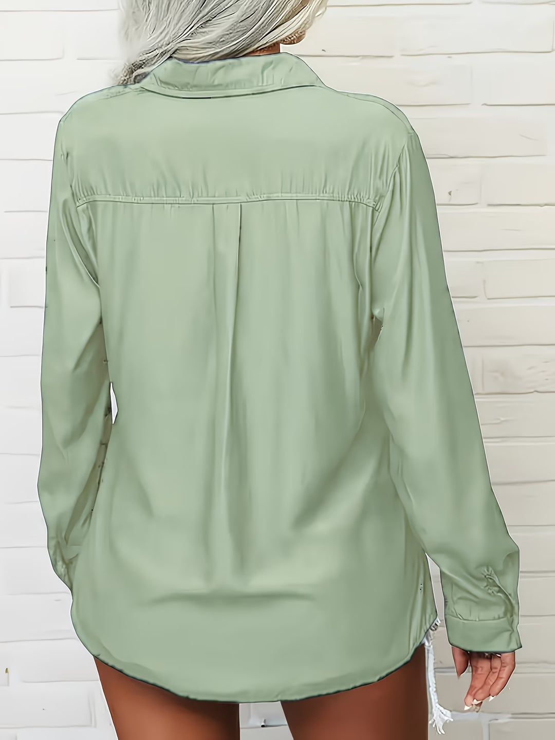 Tierna - Long Sleeve Button-Up Shirt