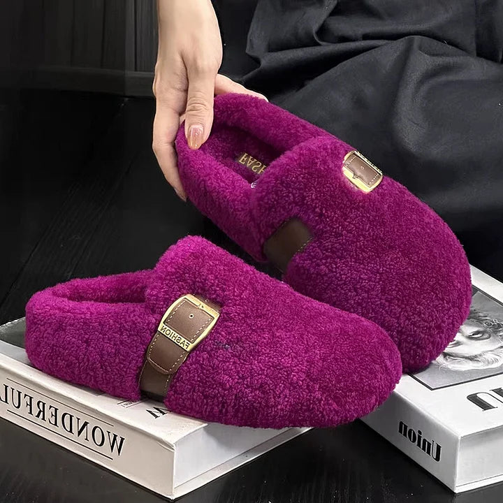 Zilvia - Warm Lambswool Shoes In Fairy Style
