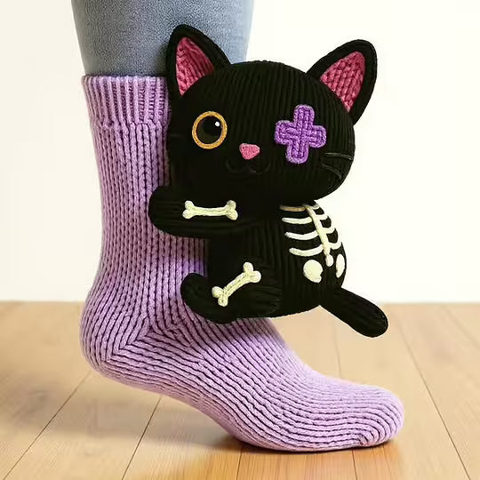 CozyCritters - Knitted Animal Cozy Socks