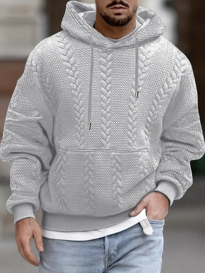 Connolly - Casual Knitted Hooded Sweater With Front Pocket