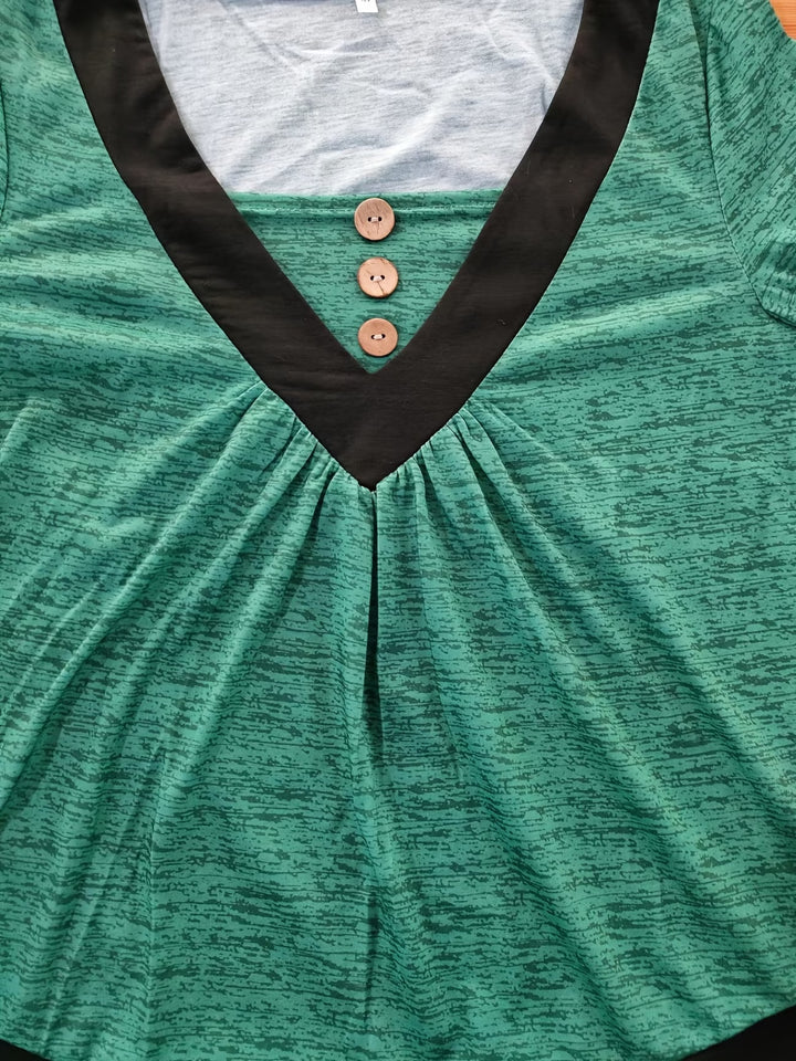 Grisel - Elegant Flared T-Shirt