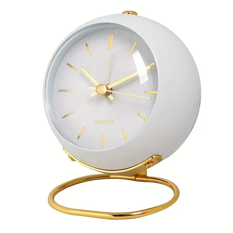 NordAura - Silent Nordic-Inspired Desk Clock For Home Decor