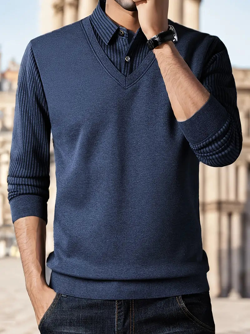 Leroy - Casual Long Sleeve Knitted Swater