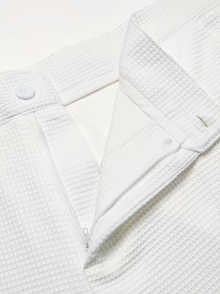 Tommen - Lightweight Structured Pants With Side Pocket