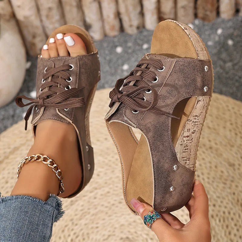 Nadiu - Comfortable Summer Wedge Slippers
