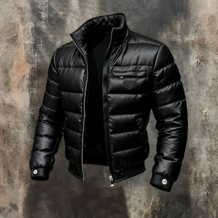 Brigosuza - Quilted Jacket With Long Sleeve