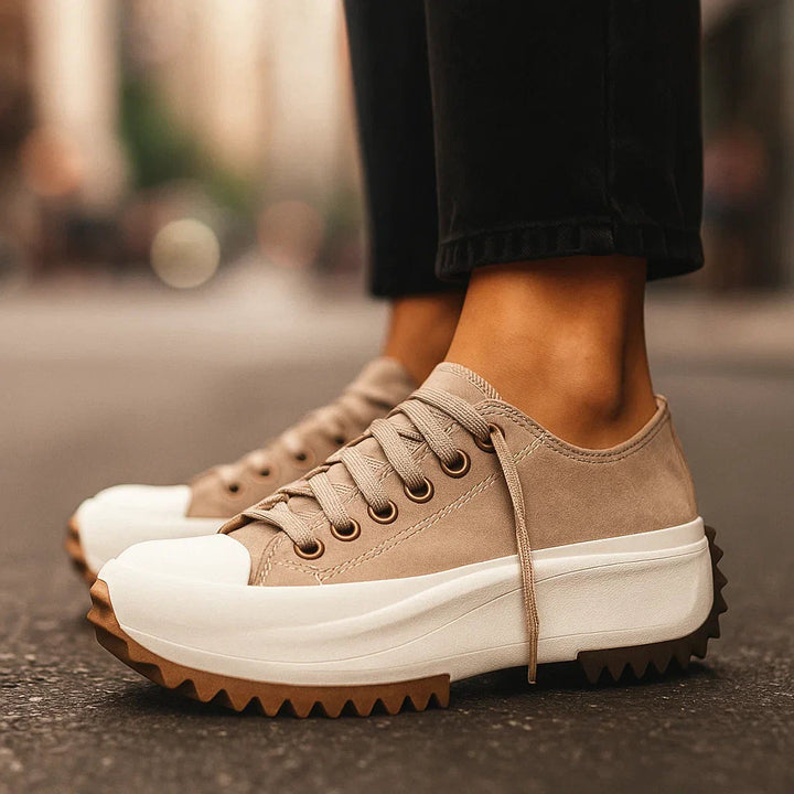 Jianna - Casual Lace-Up Sneakers