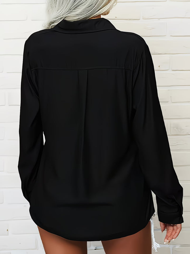 Tierna - Long Sleeve Button-Up Shirt