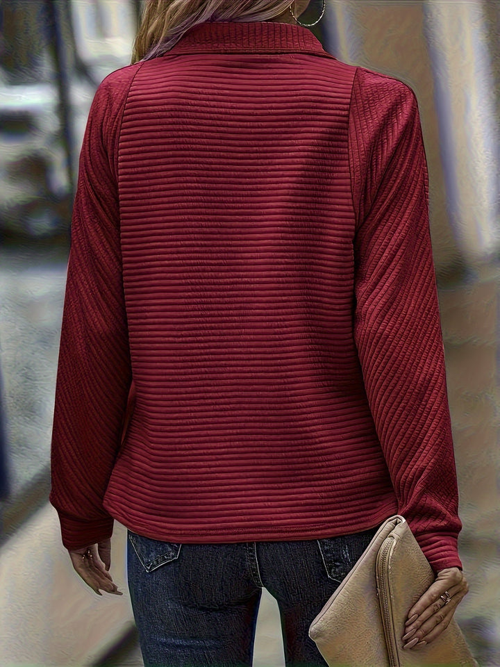 Marthe - Knitted Sweater With Zipper