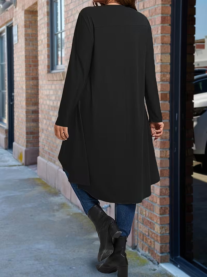 Neasa - Elegant Long Sleeve T-Shirt