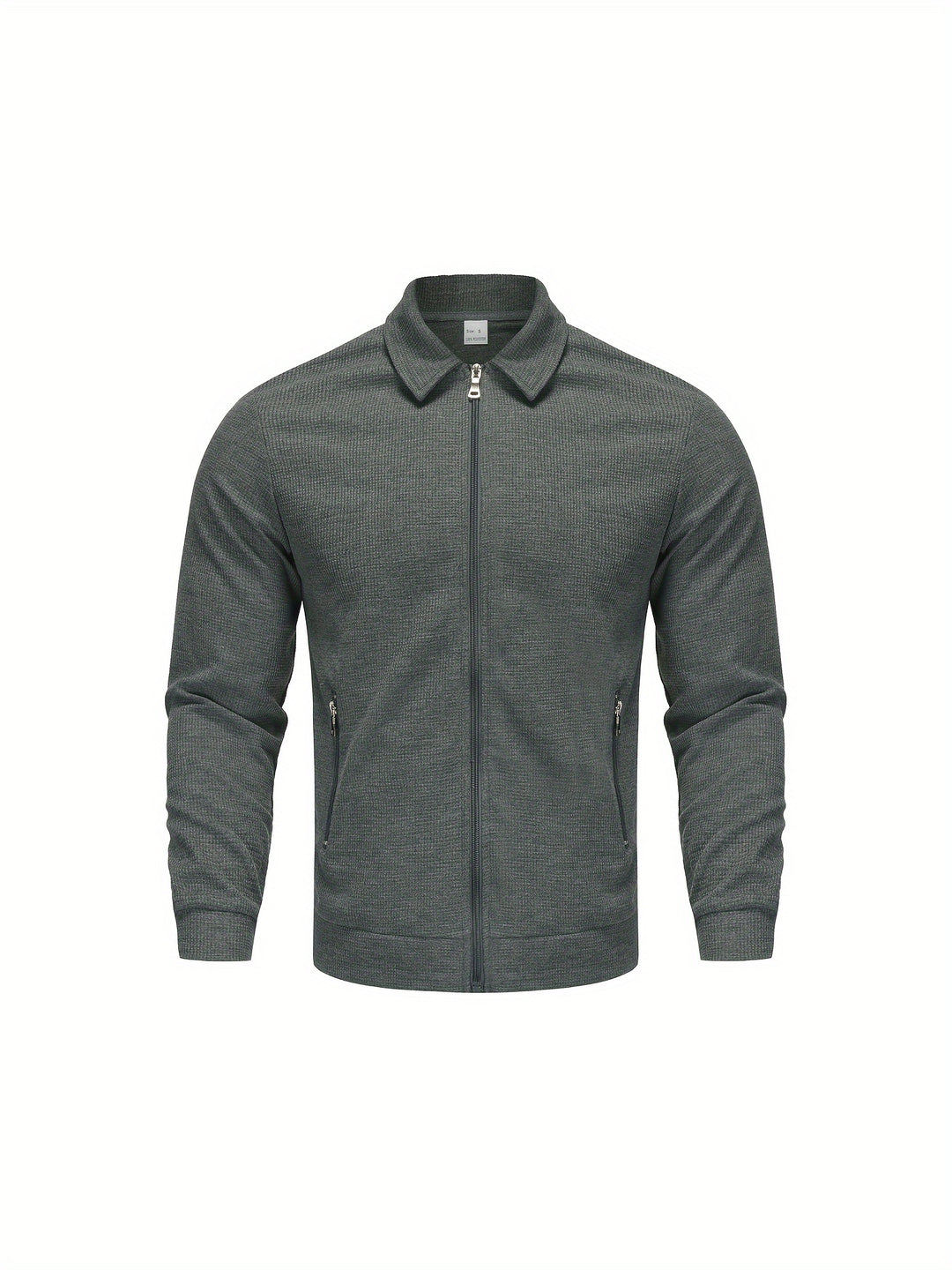 Marvin - Casual Polyester Zip-Up Jacket