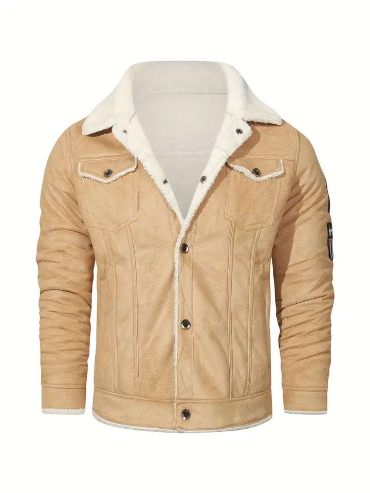 Frederik - Casual Polyester Jacket with Faux Lining