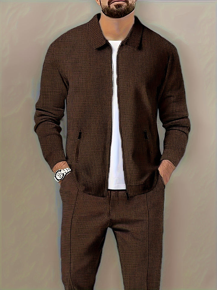 Marvin - Casual Polyester Zip-Up Jacket
