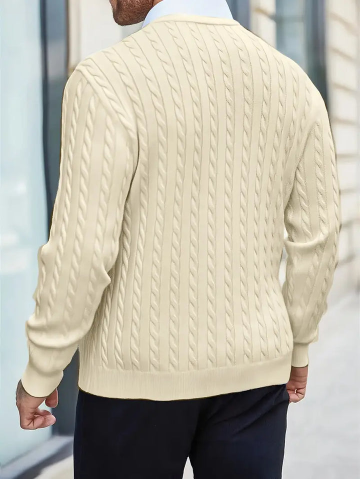 Jonty - Knitted Long Sleeve Turtleneck Sweater