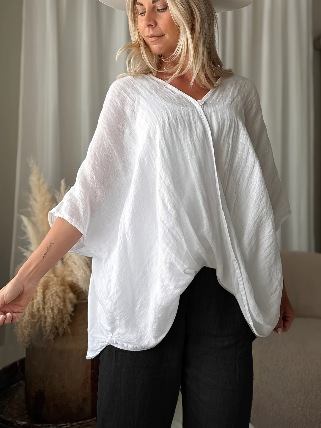 Winnie - Bohemian Blouse With Loose Sleeve