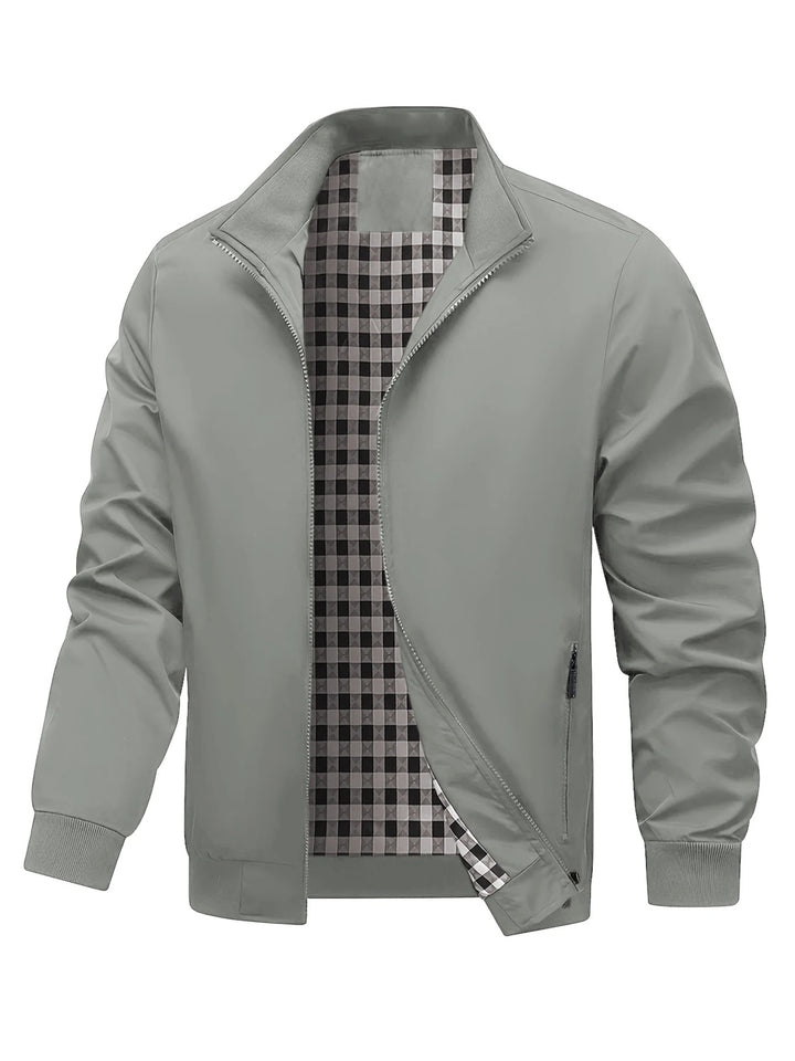 Charith - Casual Long Sleeve Jacket With Zipper