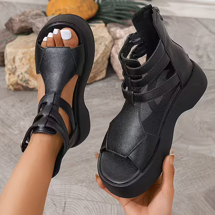 Austeja - Chunky Platform Open-Toe Sandal