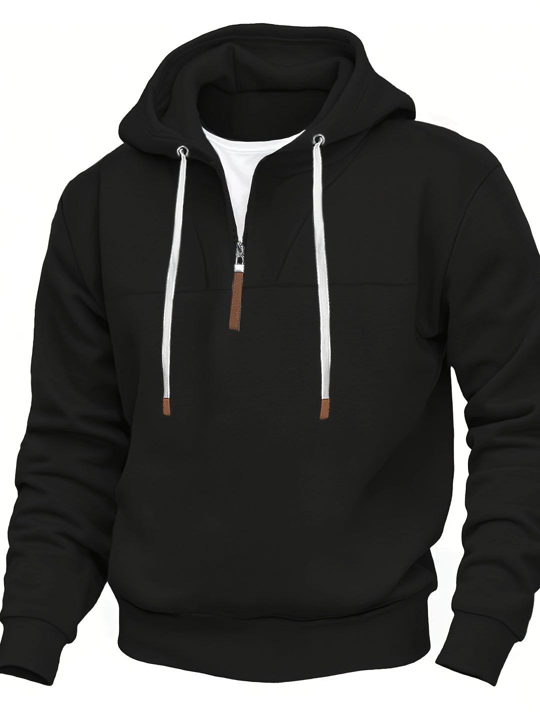 Kolton - Hooded Sweatshirt with Half Zipper