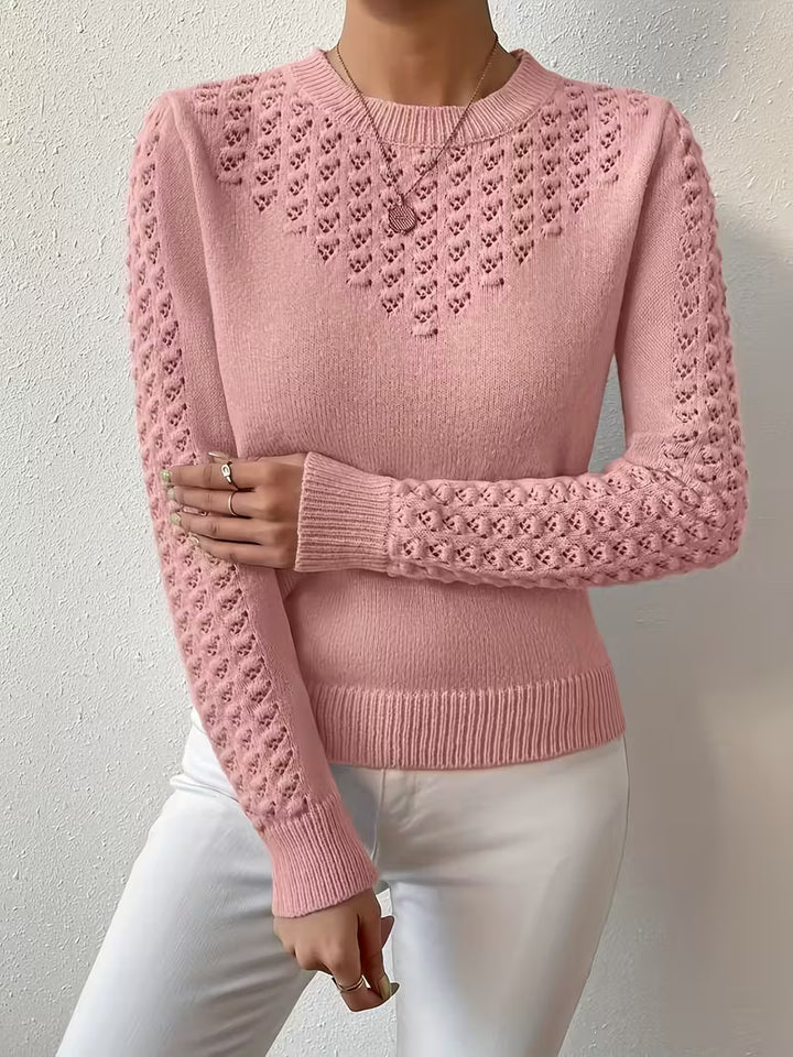 Shannen - Long Sleeve Knitted Sweater