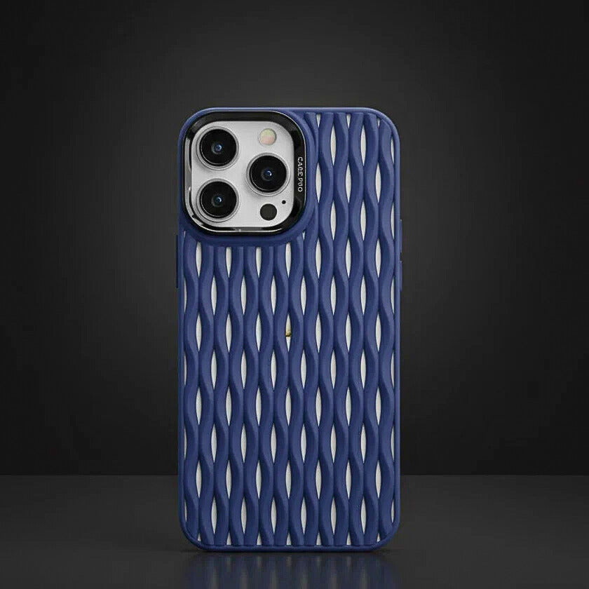GripGrove - Breathable Mesh Woven Cooling iPhone Case