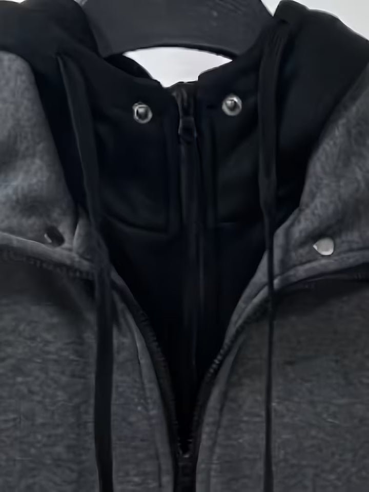 Griffiths - Regular Fit Long Sleeve Quarter Zip Hoodie