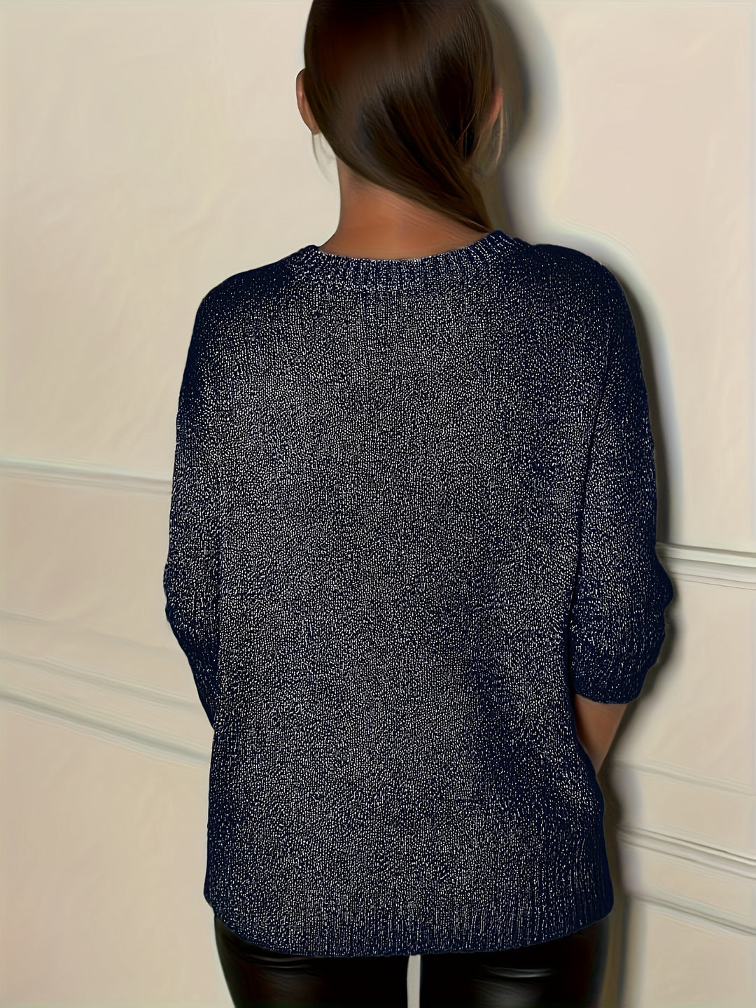 Healy - Knitted Sweater With V-Neck