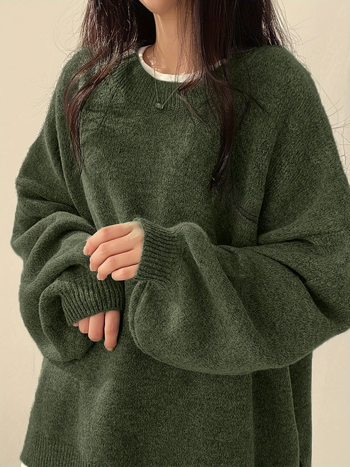 Pearline - Crew Neck Long Sleeve Sweater