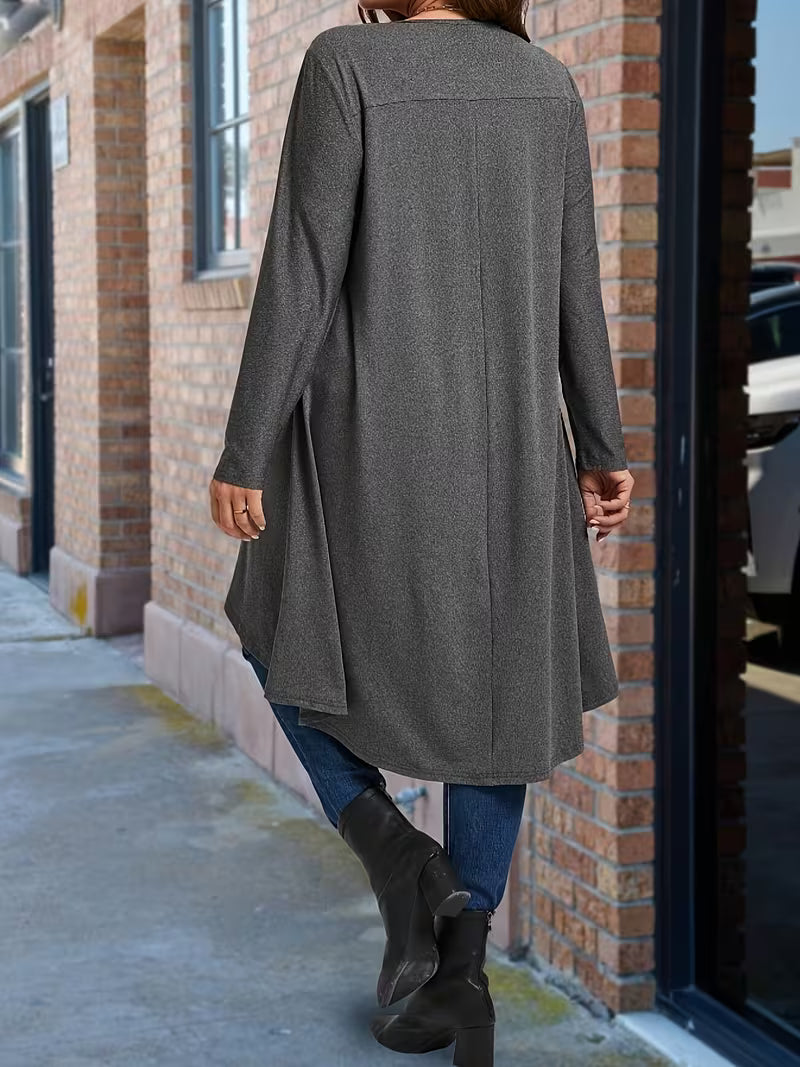 Neasa - Elegant Long Sleeve T-Shirt