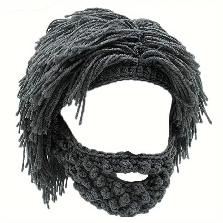 Grantley - Punk Style Beanie with Attached Straight Hair Wig