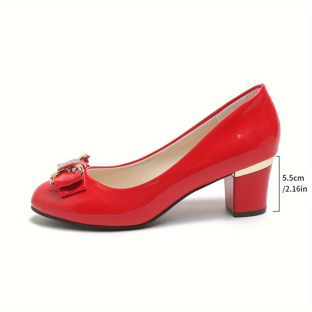 Blake - Comfortable Low-Heeled Pumps