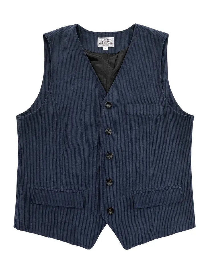 Fergus - Elegant Corduroy Vest