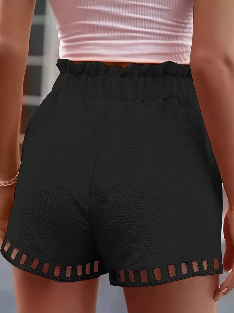 Mbakera - Casual Short With Functional Lace Pocket