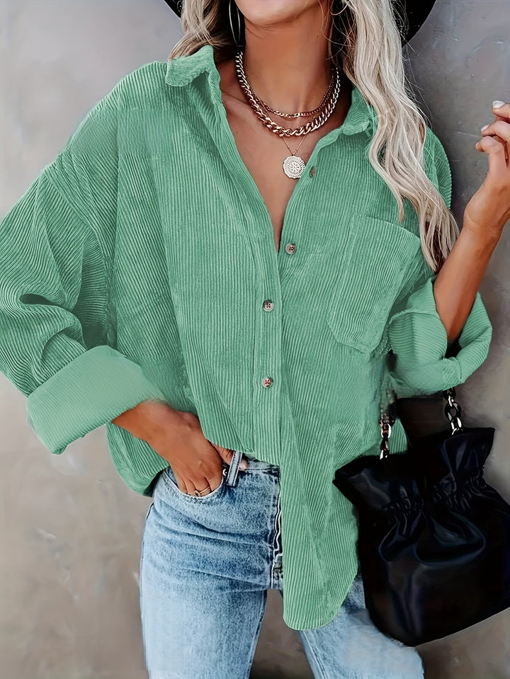 Irmela - Long Sleeve Button Shirt